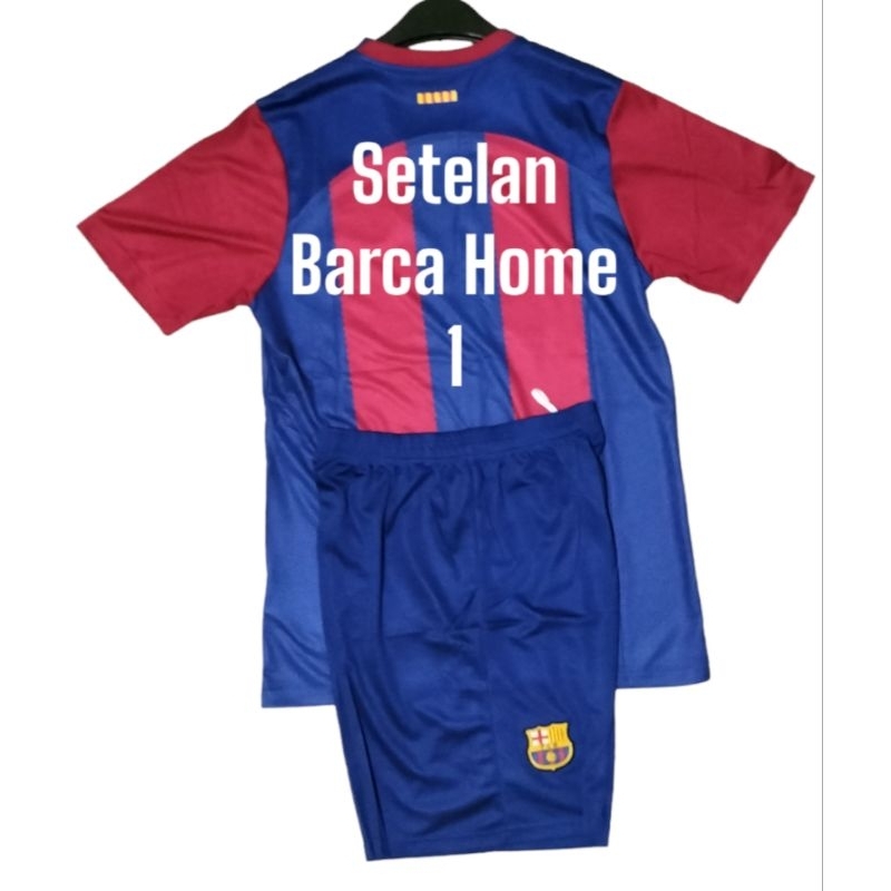 Jersey setelan Barcelona Home 1 2023/2024