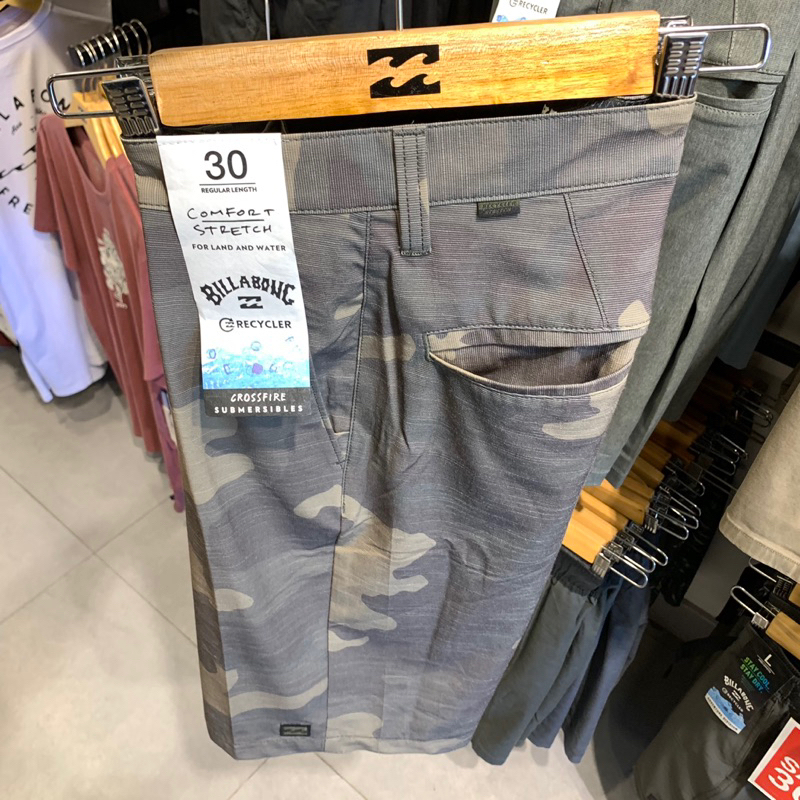 CELANA PENDEK PRIA BILLABONG ORIGINAL CROSSFIRE SLUB