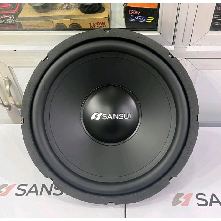 SUBWOOFER 12 INCH SANSUI SA W122D DOUBLE COIL 1000W MAX POWER SUBWOOFER AUDIO BASS MOBIL