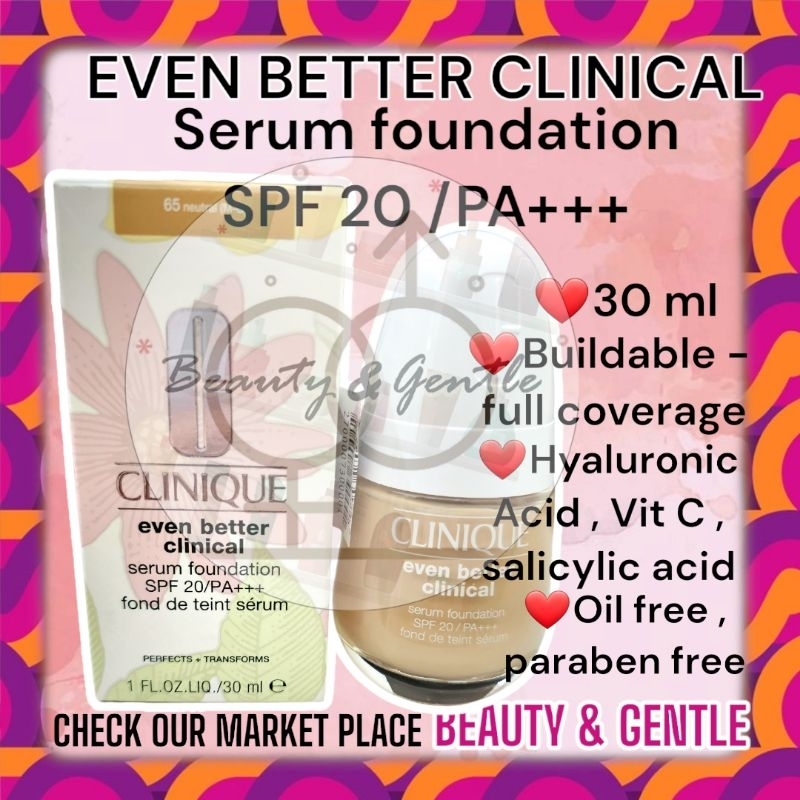 PROMO CLINIQUE Even Better Clinical Serum Foundation Broad Spectrum