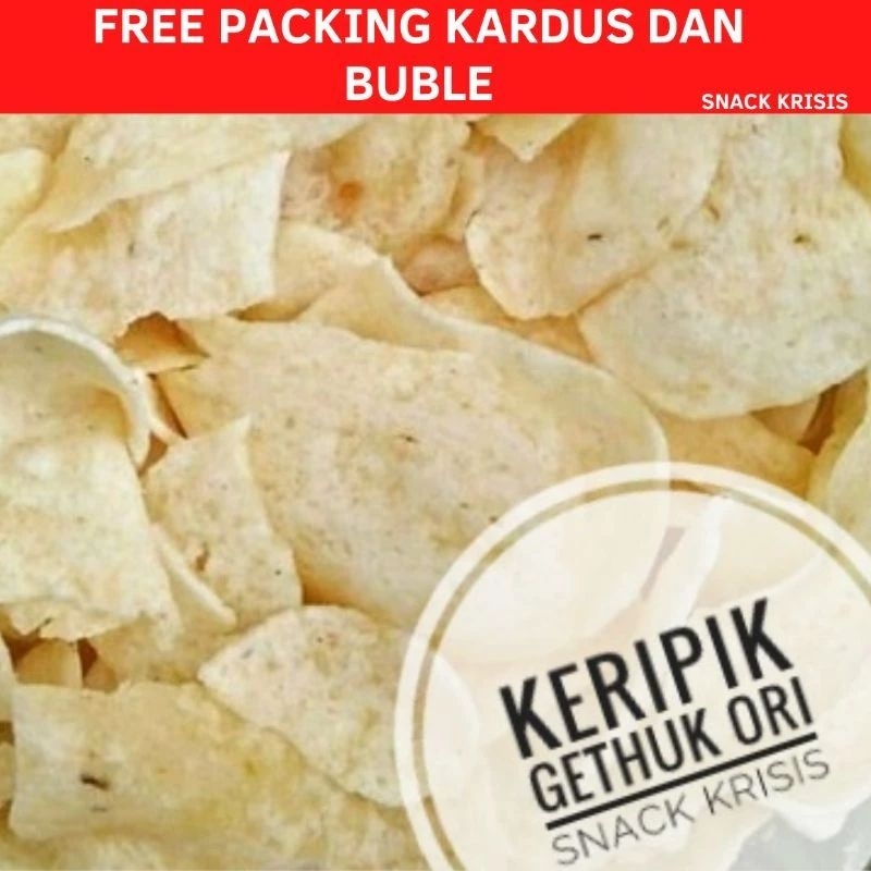 

1kg keripik gethuk putih singkong thailand