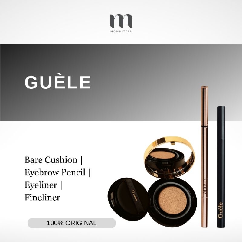 Guele Slim Eyebrow Pencil | Guele Dual Eyeliner | Guele BARE Cushion