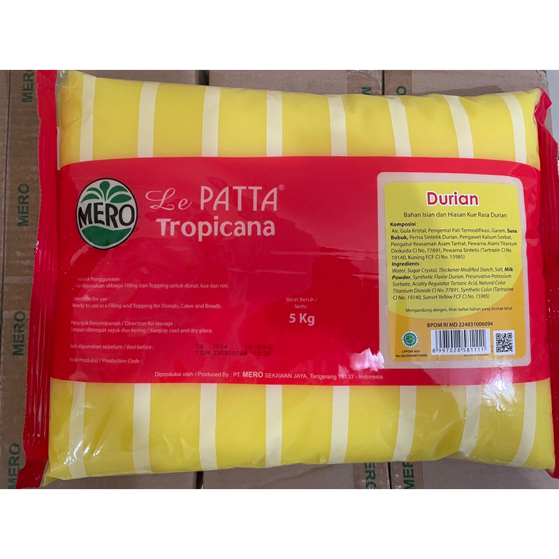 

[LEPATTA TOPKITA] Selai Durian 5kg