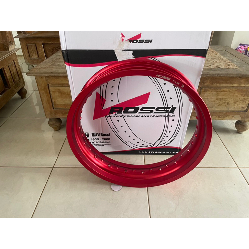 velg Rossi ring 17 uk 300,350 merah(harga satuan )