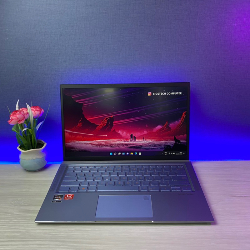 Laptop Asus Zenbook UM431DQ Ryzen 5-3500U 8GB SSD 512GB MULUS