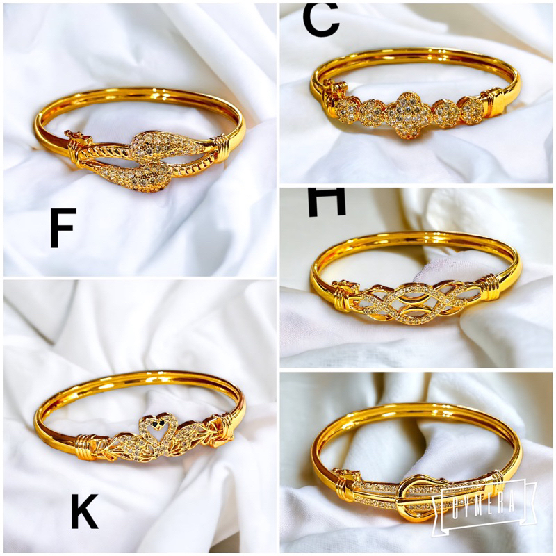 gelang wanita //gelang permata // gelang lapis emas //perhiasan //gelang