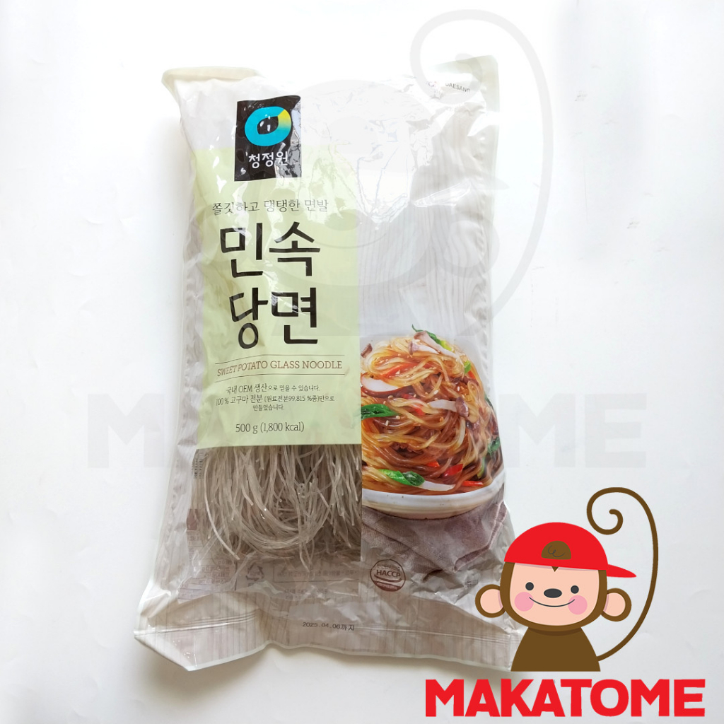 

Chung Jung one sweet potato glass noodle 500 gr japchae korea mi ubi 1KG folk