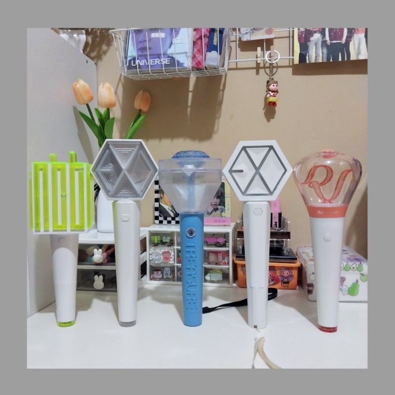 [JUAL] Ready Lightstick Official EXO NCT Red Velvet Treasure Preloved