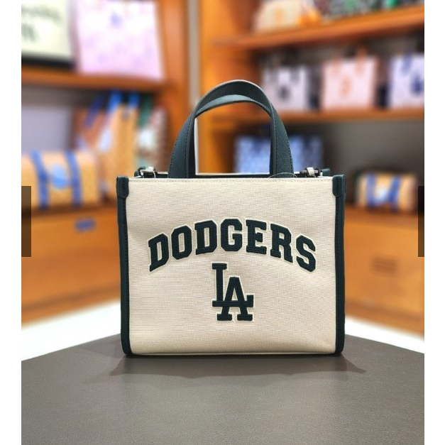 [Jastip Korea] AUTHENTIC MLB Basic Varsity Canvas Mini Tote Bag