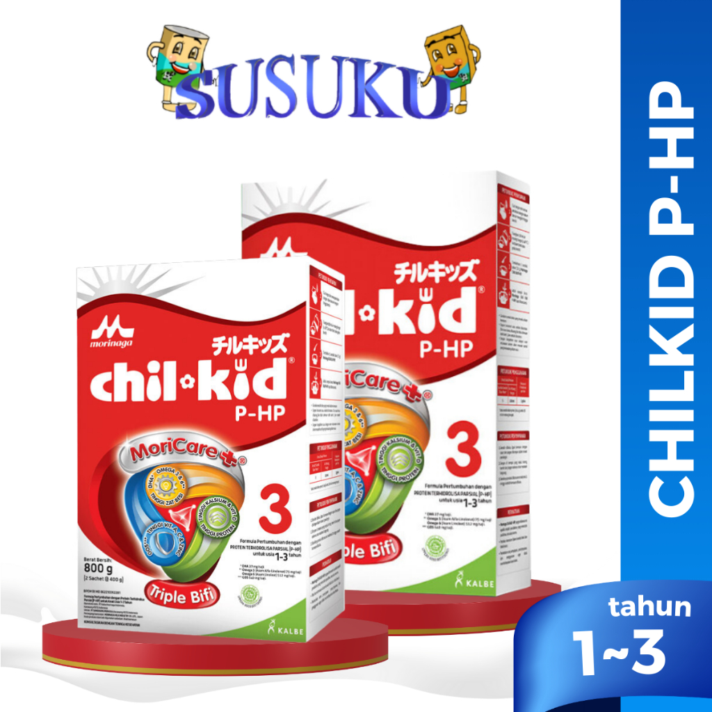 

Morinaga Chil Kid PHP Susu Pertumbuhan Anak 1-3 tahun 800gr