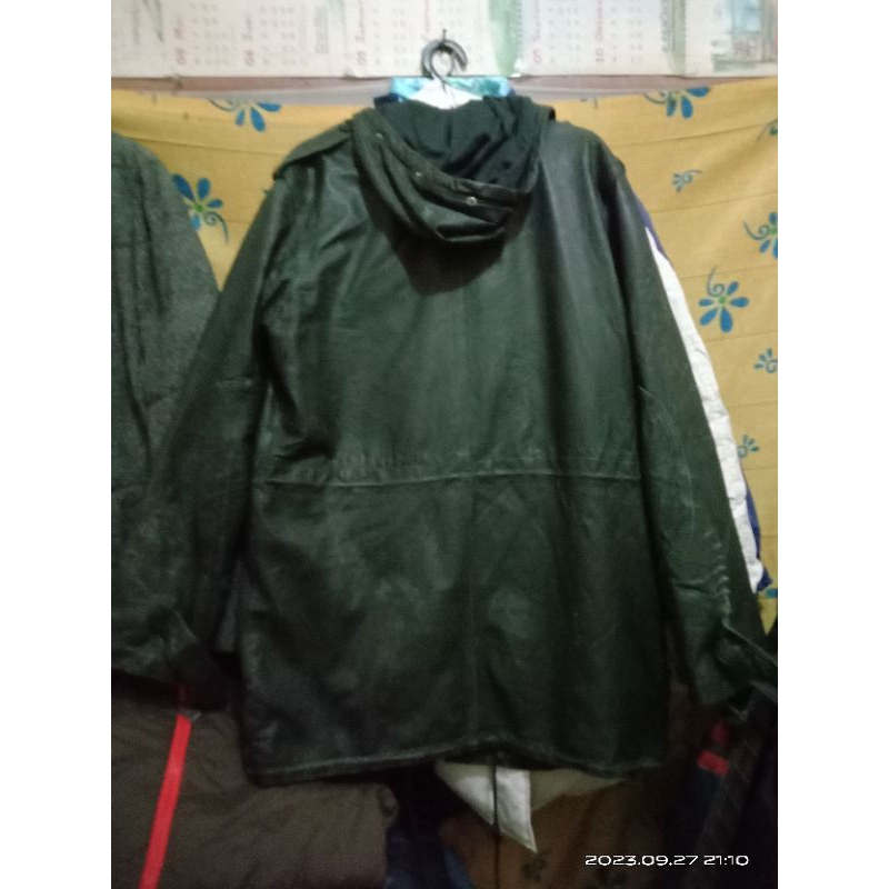 jaket kulit Paul Smith London Zip hoodie