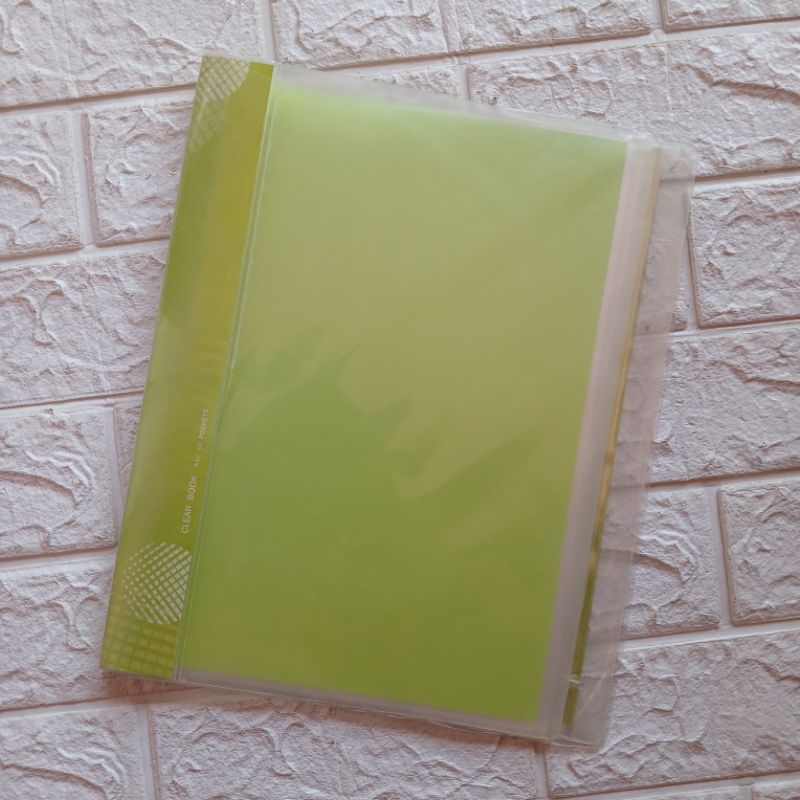 

VOS CBT-40 A4 Color Therapy Clear Book File Holder Ukuran A4 40 Pocket