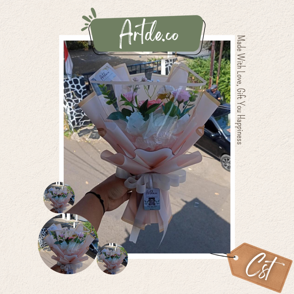 

BUKET BUNGA PINK - BUKET BUNGA MURAH - BUKET WISUDA