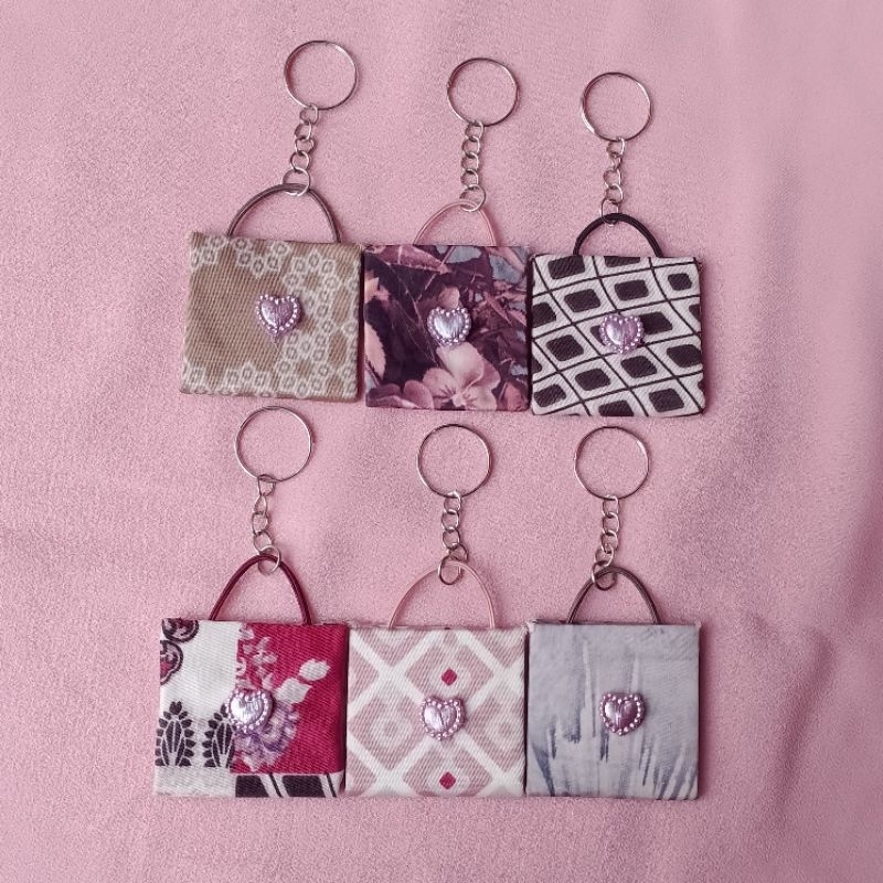 (ACEH) SOUVENIR PERNIKAHAN GANTUNGAN KUNCI TAS MINI