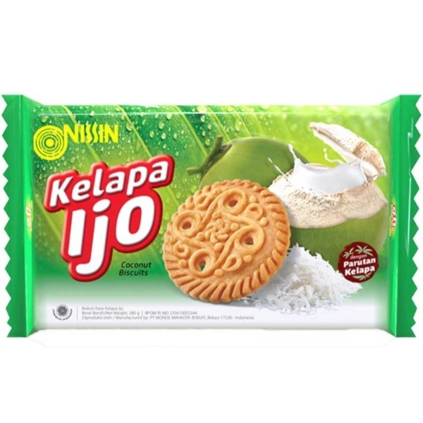 

NISSIN Biskuit Kelapa Ijo 280 gr