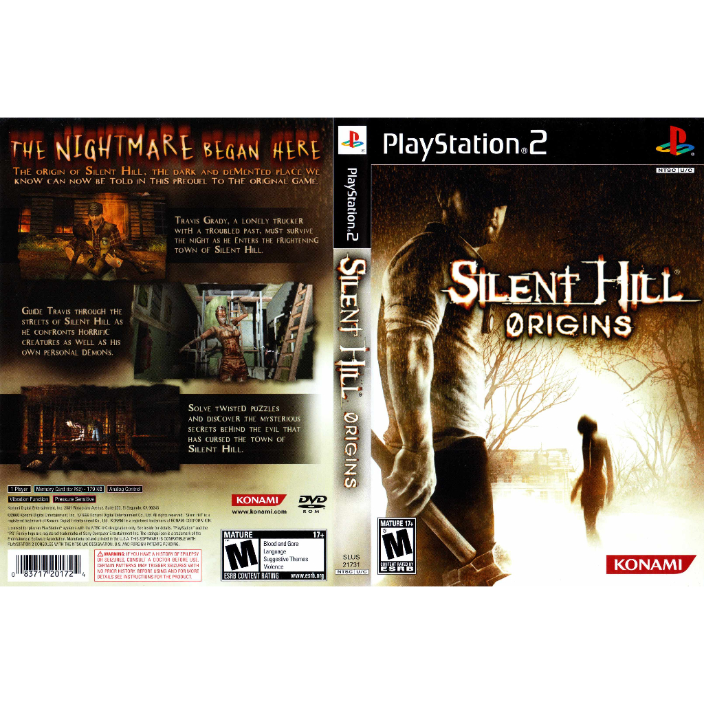 Silent Hill Origin - PS2