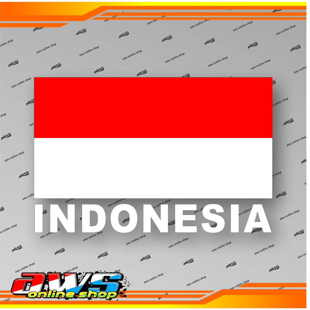 

Sticker Cutting Bendera Indonesia Bahan Premium Reflektif Nyala