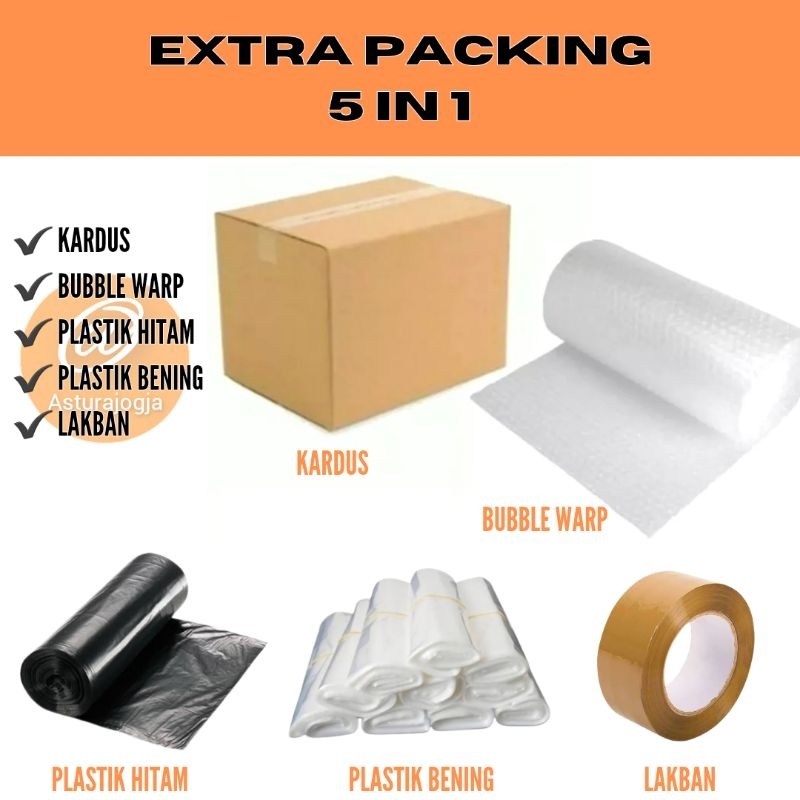 

TAMBAHAN PACKING KHUSUS PRODUK AKSESORIS (KALUNG/GELANG/GANTUNGAN KUNCI/PULPEN)