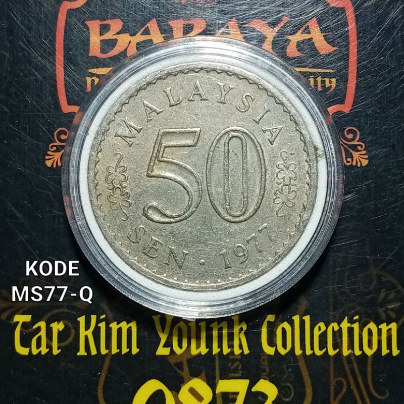 Koleksi 50 Sen Koin Malaysia Seri Gedung Tahun 1977 Kode MS77-Q