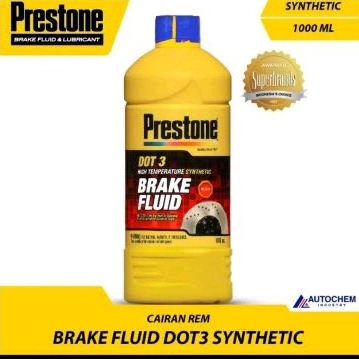 PRESTONE Minyak Rem Dot-3 1L/Minyak Rem/Oli Rem/Brake Fluid Dot 3/Dot3 1L/1 L/1000ml