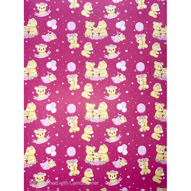 

(3 Lembar) KERTAS KADO POLOS SANSAN WAWA KERTAS KADO SANWA BERUANG