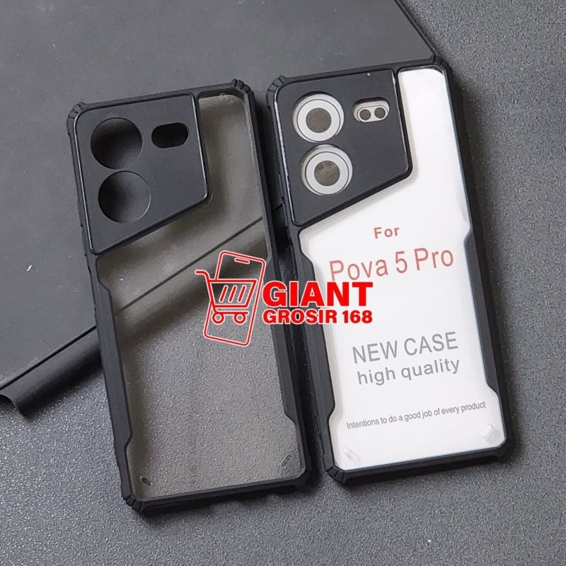 TECNO POVA 5 PRO TECNO POVA NEO 3 TECNO POVA 5 CASE ARMOR FUSION SHOCKPROOF TRANSPARENT CASE TECNO P