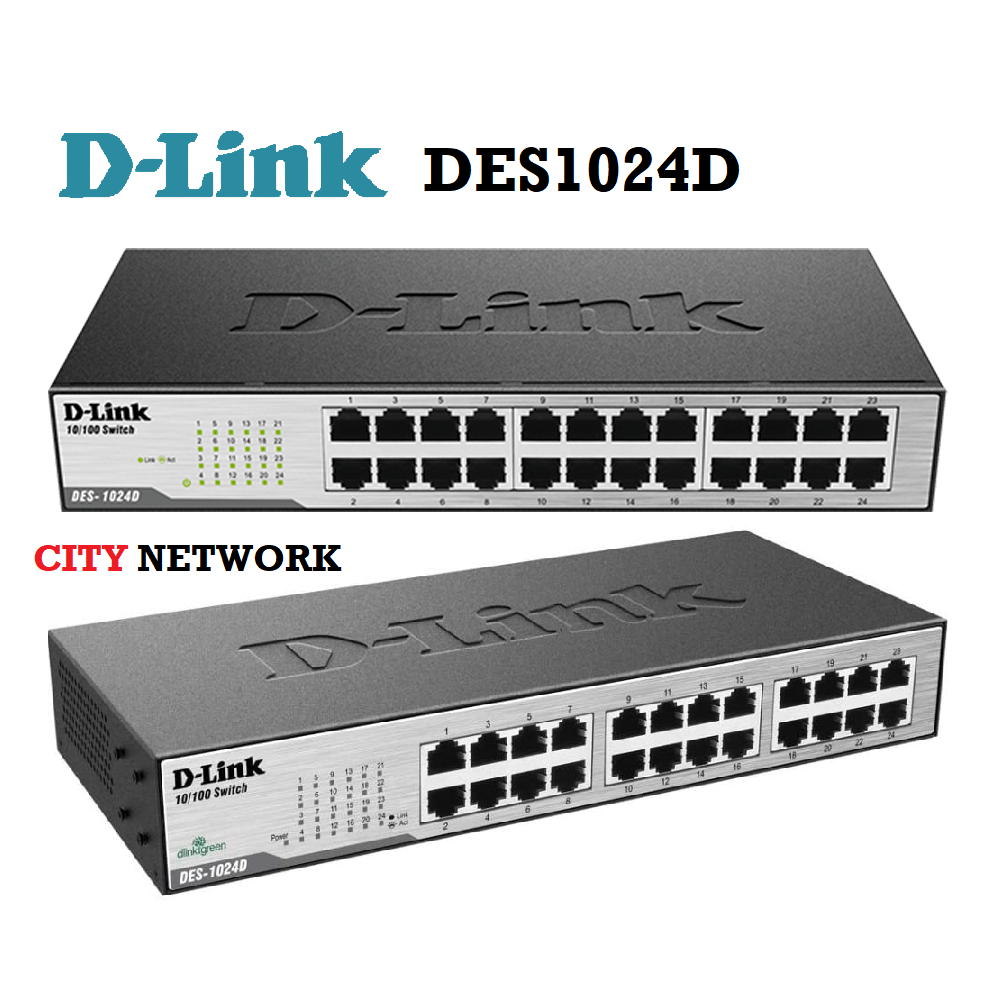 DLink D-Link DES-1024D 24-Port Switch DES1024D