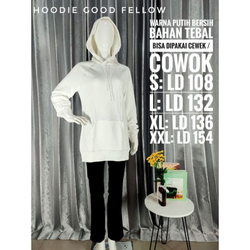 (GITA BRANDED) HOODIE SWEATER TEBAL OVERSIZE GOODFELLOW MURAH