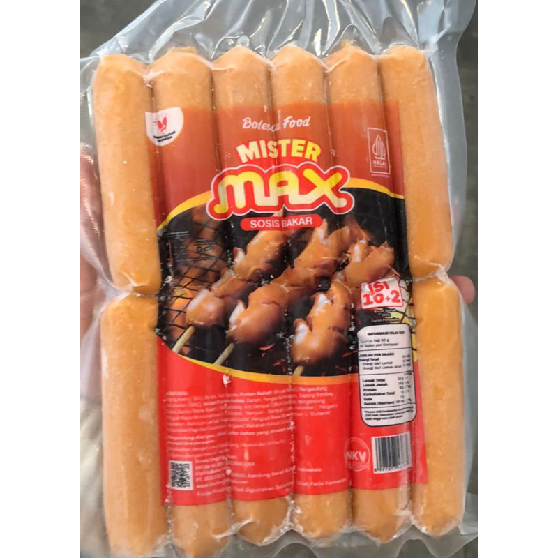 

mister max mini sosis bakar isi 12