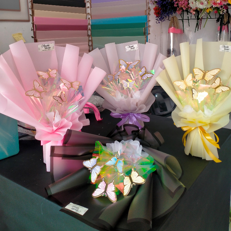 Buket Kupu-Kupu | Buket Butterfly Hologram