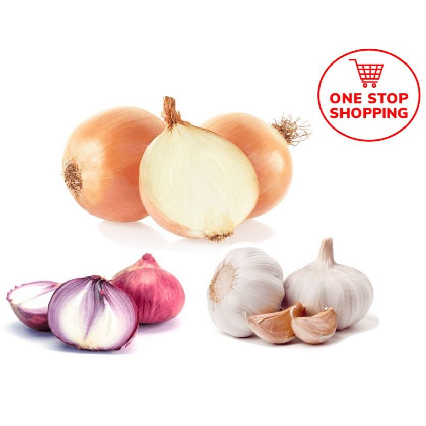 

Bawang Berbagai Varian Bumbu Dapur - Bombai / Merah / Putih Fresh