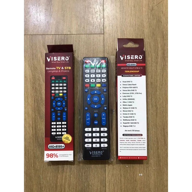 REMOT MULTI TV + STB VISERO