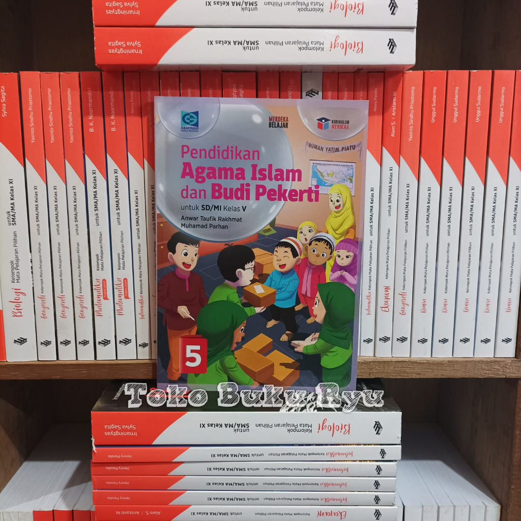 Buku pendidikan Agama Islam Kelas 5 SD Kurikulum Merdeka Grafindo