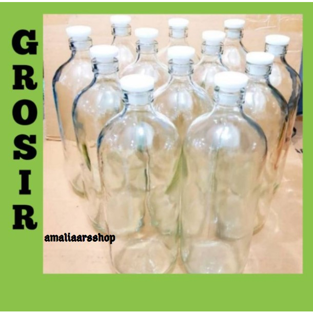 Botol Kaca Botol Beling Botol Jamu 1 Liter