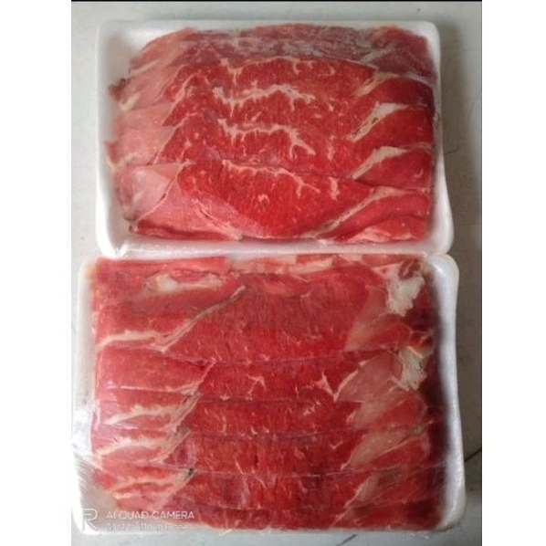 

Beef Slice Teriyaki Non Lemak Daging Sapi Iris Tipis 500g