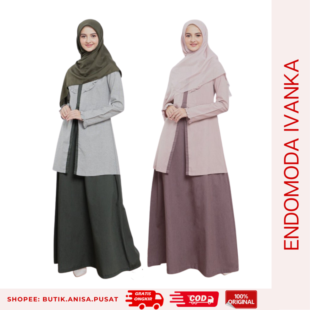 ENDOMODA GAMIS IVANKA Sarimbit Keluarga