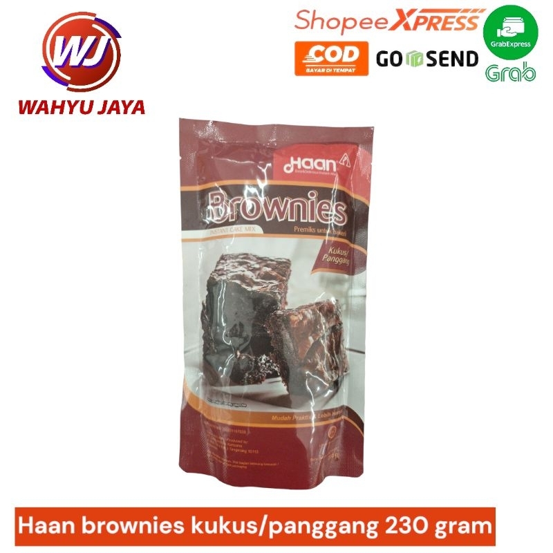 

Haan brownies kukus/panggang 230 gram