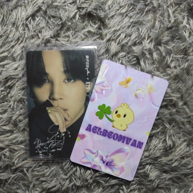READY STOCK BTS dfesta kit photocard pc tiket jimin