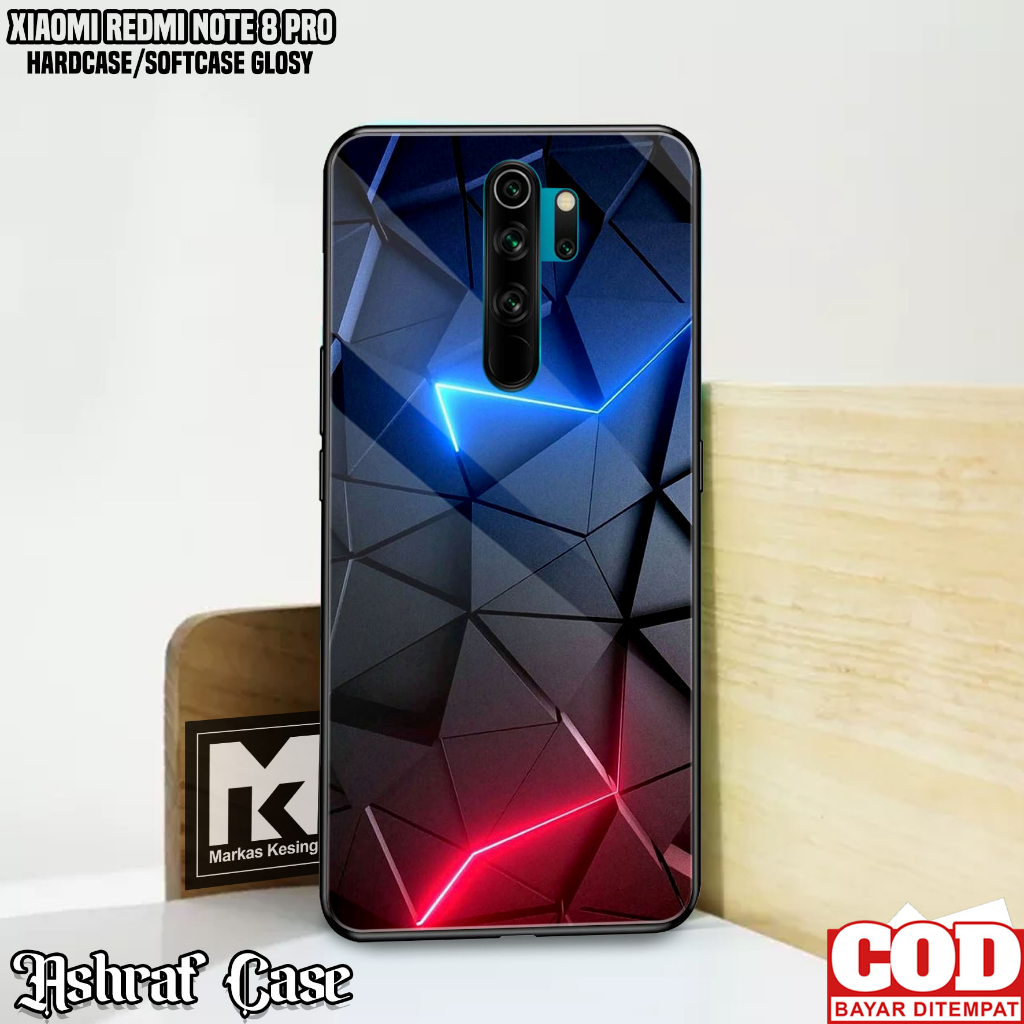 Case Xiaomi Redmi Note 8 Pro - Casing Xiaomi Redmi Note 8 Pro ( ASBT ) Softcase Glass - Silikon Xiao