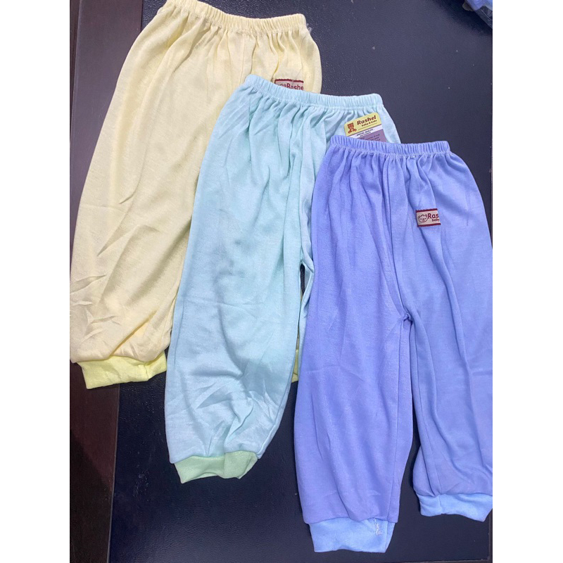 celana panjang bayi newborn | 1 lusin 12 pc | bawahan piyama baby polos