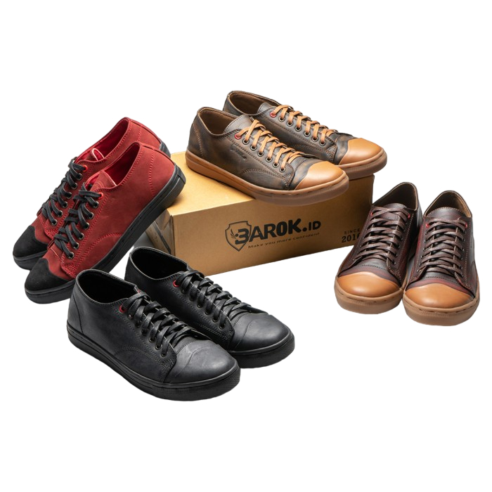 SNEAKERS KULIT VINTAGE / SEPATU PRIA SNEAKERS BAROK.ID LEGACY LOW