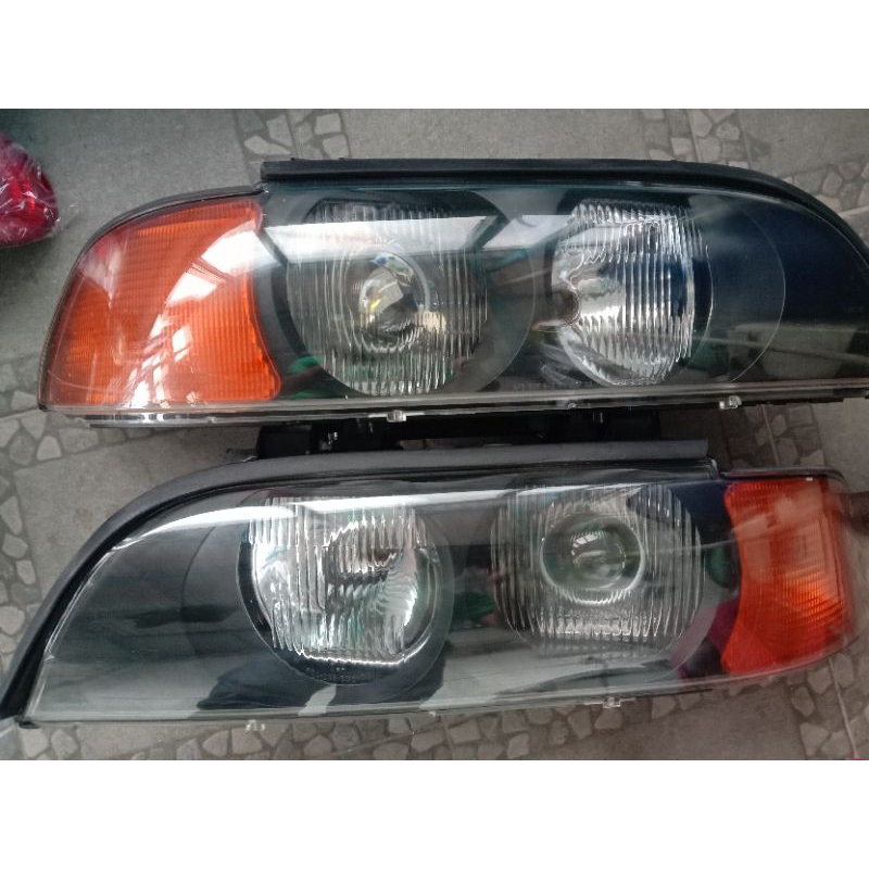 headlamp lampu depan BMW e39