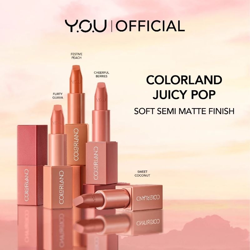 YOU COLORLAND JUICY POP LIPSTIK