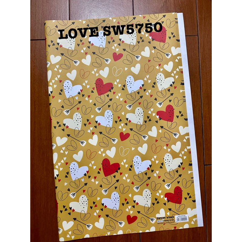 

Kertas kado sansan wawa/sanwa LOVE SW5750