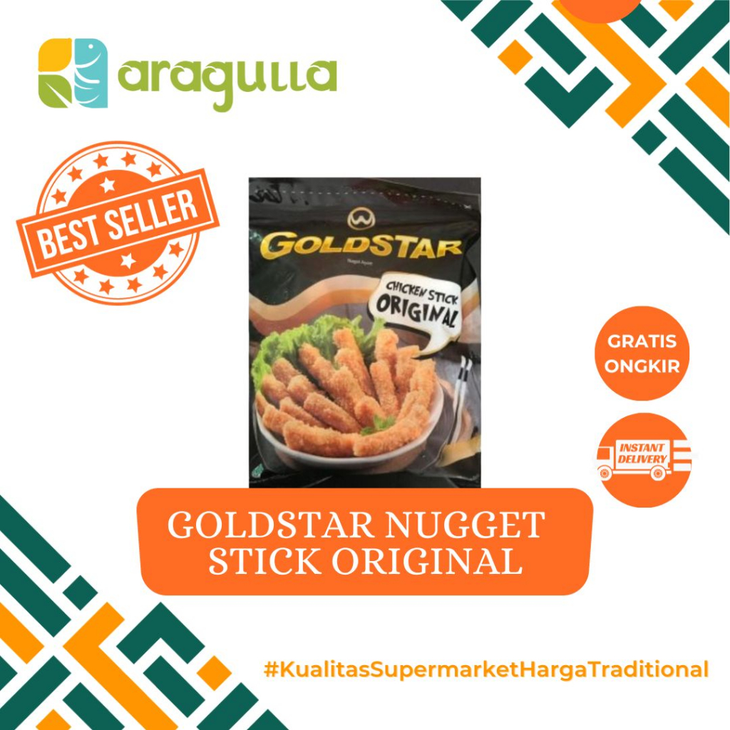 

Goldstar Nugget Stick Original [Sayur - Sayuran Segar Instant / Express Surabaya] - Aragulla