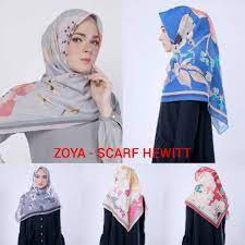 Zoya Hijab Kerudung Segi Empat Hewitt Scarf Sale