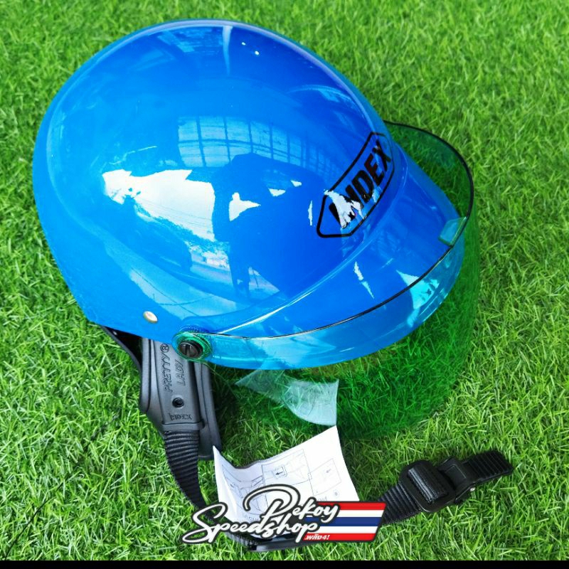 Helm Index pretty lady visor warna original. Made in index thailand product Harga  Termurah pekoy 28
