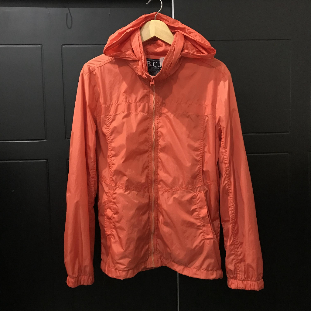 jaket parasut running bcr crux pack able M orange