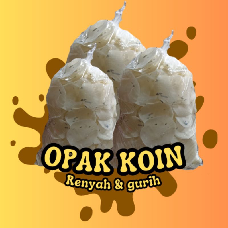 

Opak Singkong/ Opak Koin/ Opak Kucai 250g (1/4Kg) Khas Wonosobo