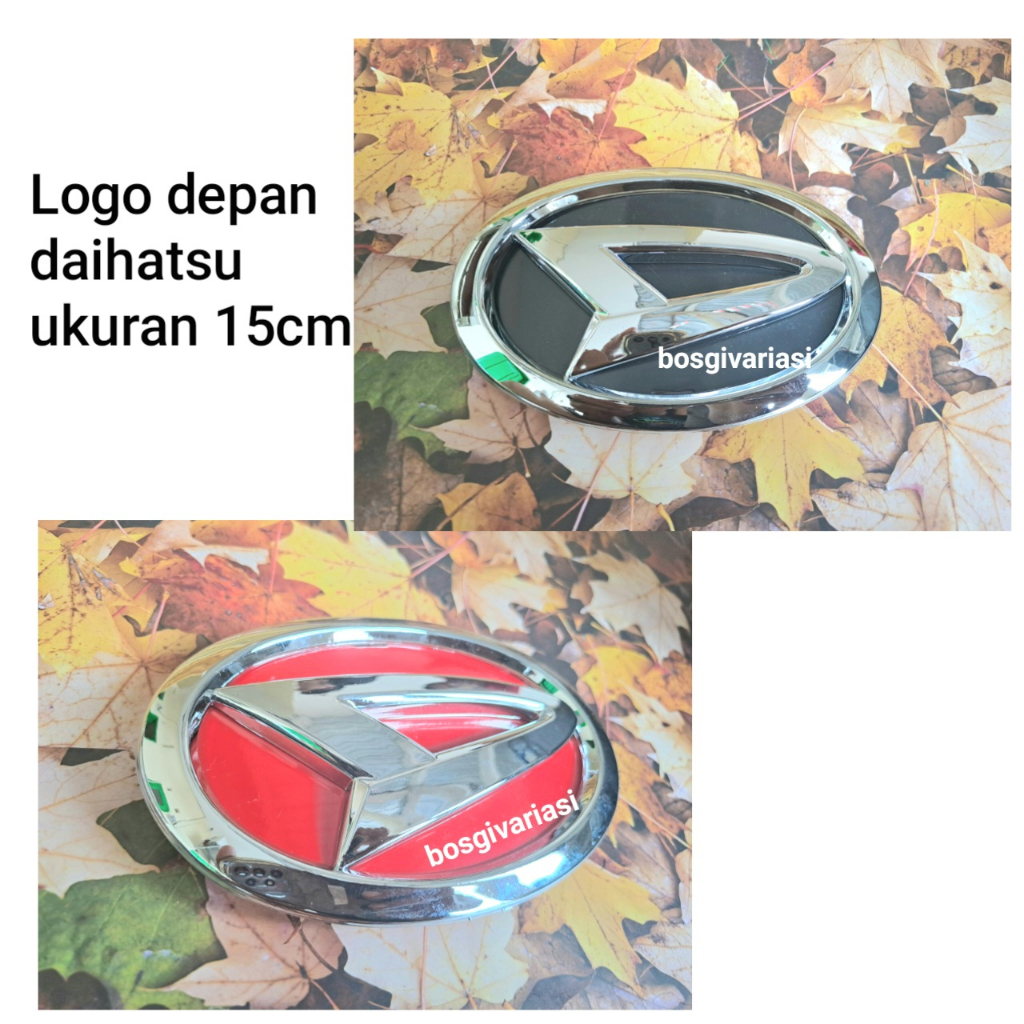 Logo depan daihatsu xenia sigra terios 2016 - 2020 / emblem Logo gril daihatsu sigra ayla ukuran 15c